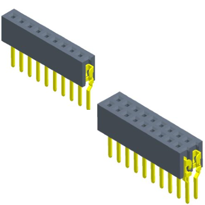 1.00mmFemale Header single/Dual Row 180°